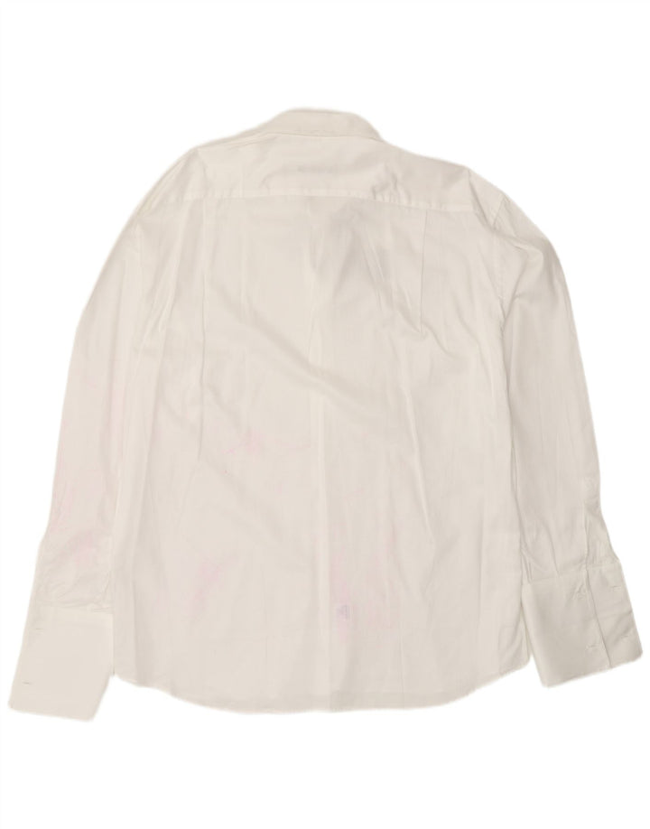 Męska koszula wizytowa ROCCOBAROCCO Rozmiar 17 1/2 44 XL Biała