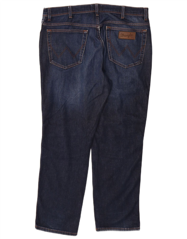 WRANGLER Męskie jeansy Texas Slim W36 L30 Granatowe, bawełniane