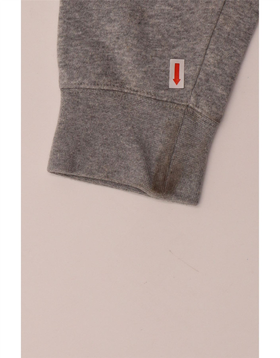 NIKE Mens Zip Hoodie Sweater Medium Grey Cotton