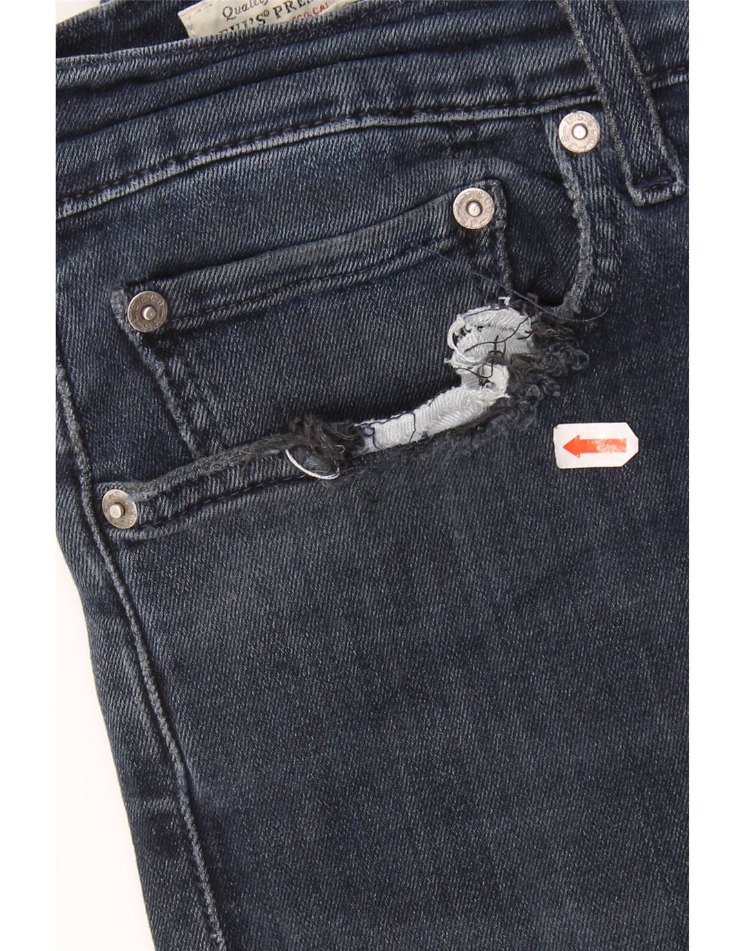 Męskie jeansy obcisłe LEVI'S W32 L32 Niebieskie bawełniane