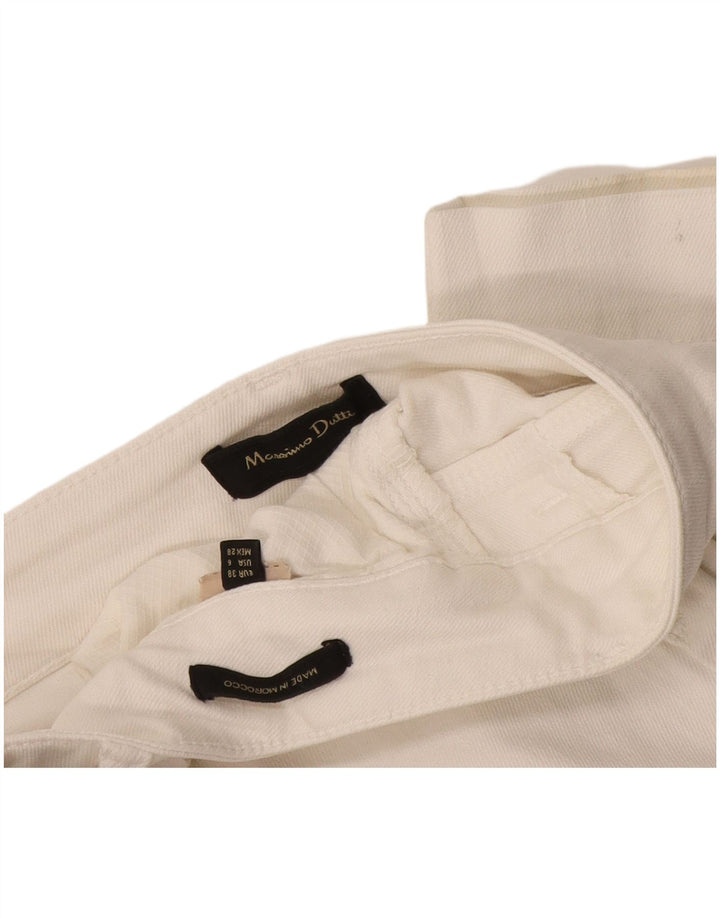 Jeansy damskie Massimo Dutti EU 38 Small W28 L25 Białe