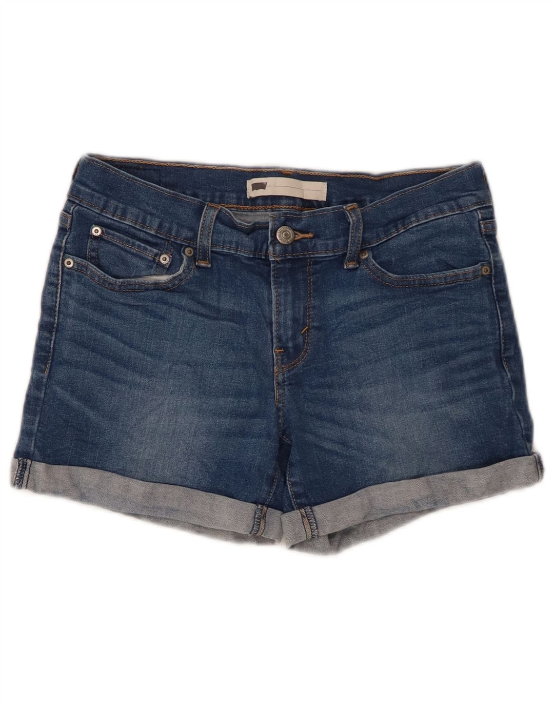 Damskie spodenki jeansowe LEVI'S W26 Małe, niebieskie, bawełniane