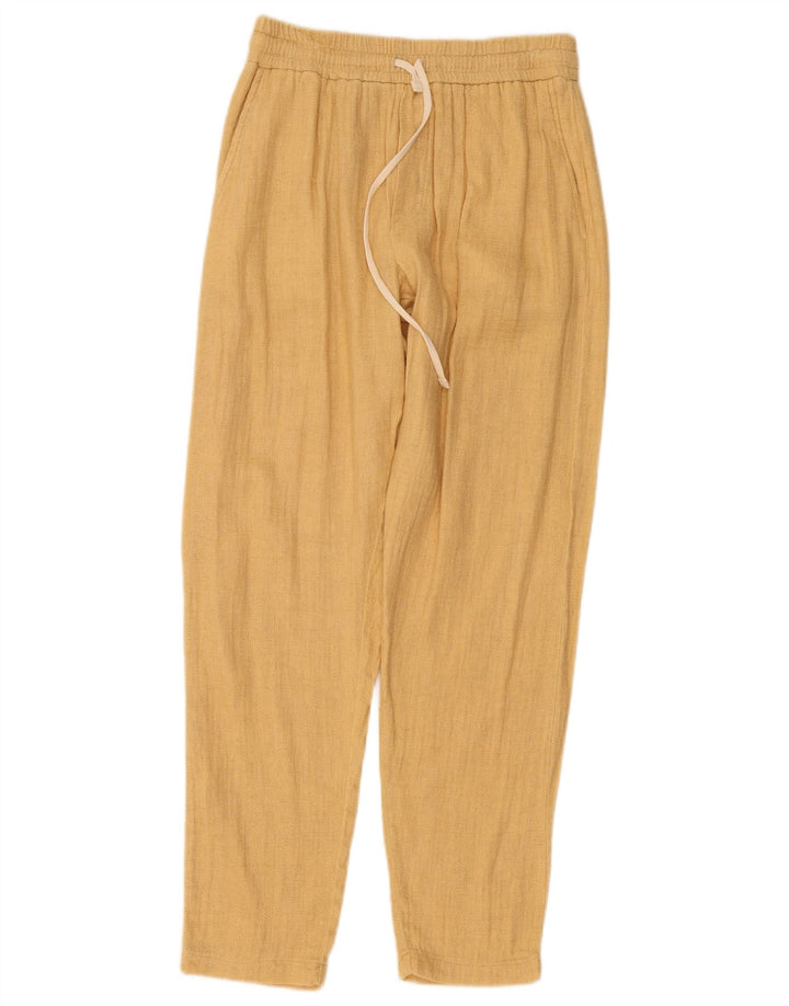 Damskie zwężane spodnie chino Zara, średnie W28 L30, beżowe