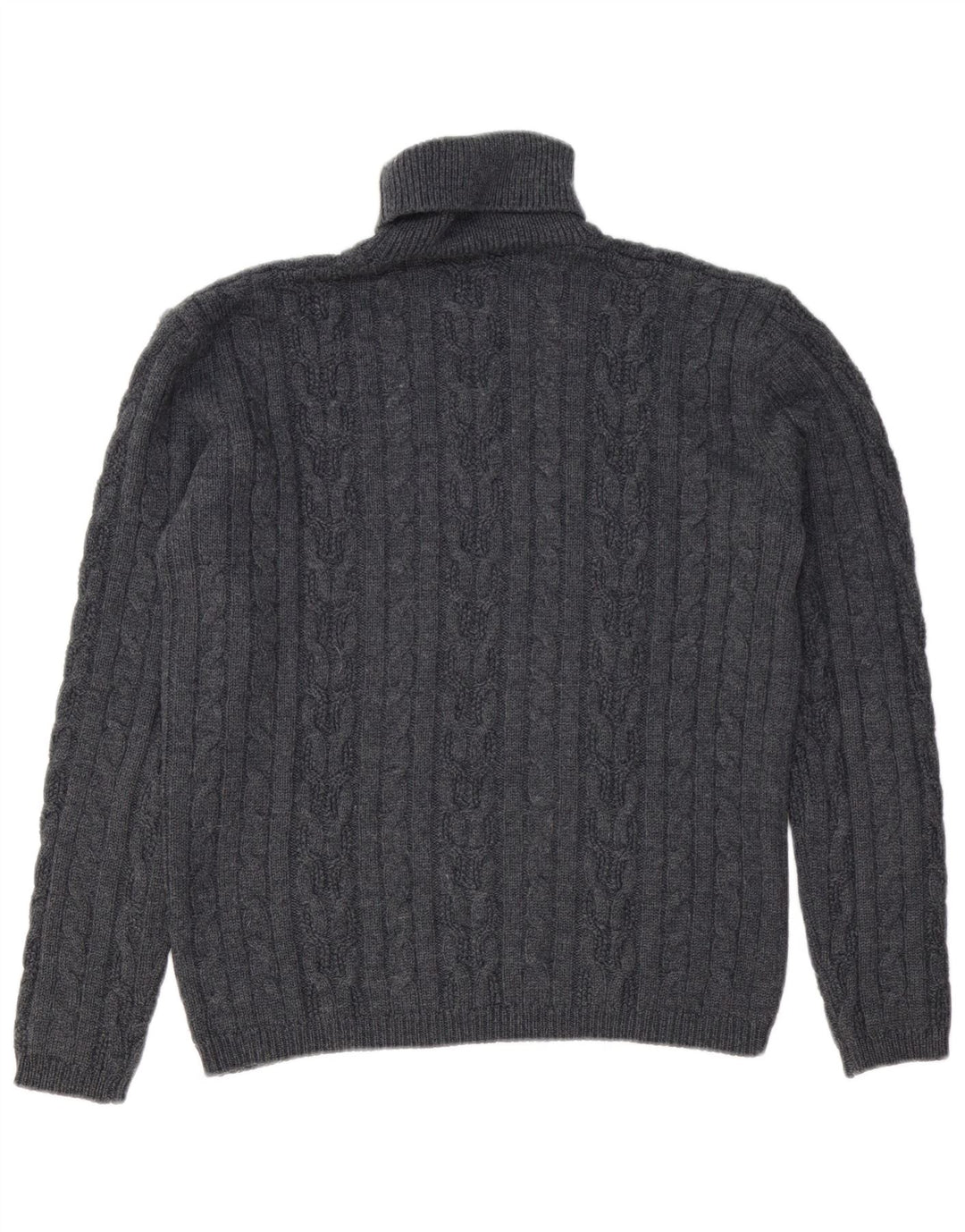 CALVIN KLEIN JEANS Damski sweter oversize z golfem, UK 18 XL, szary