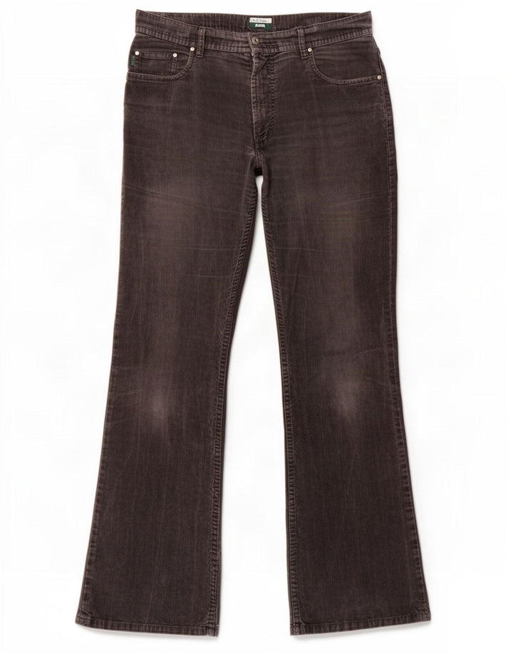Męskie sztruksowe spodnie Paul Smith Bootcut W32 L31 Szara bawełna