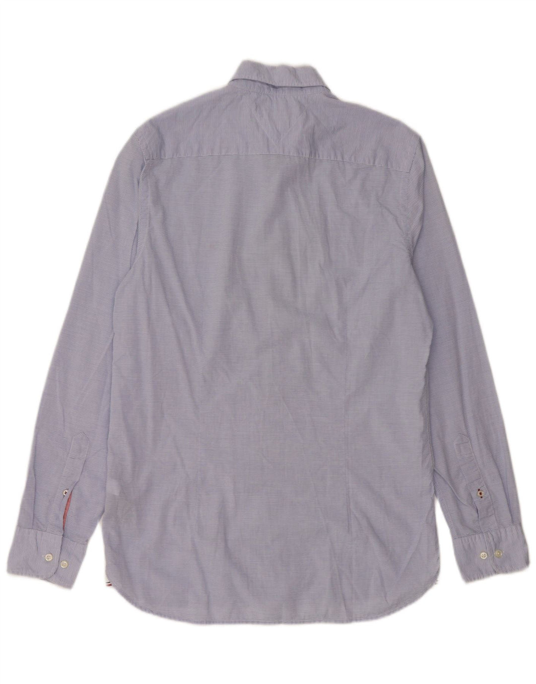 Koszula męska Tommy Hilfiger o dopasowanym kroju, bawełniana w średnie niebieskie prążki