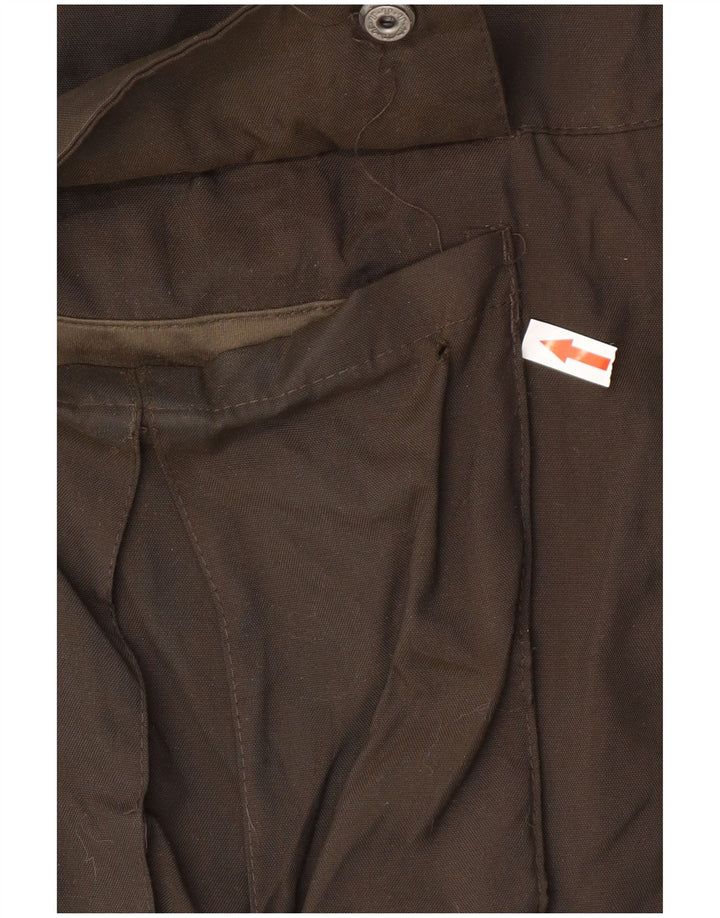 Męska kurtka parka z kapturem Mountain Warehouse UK 38 Średni brązowy nylon