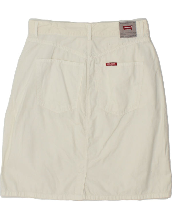 CARRERA Womens A-Line Skirt W28 Medium  White
