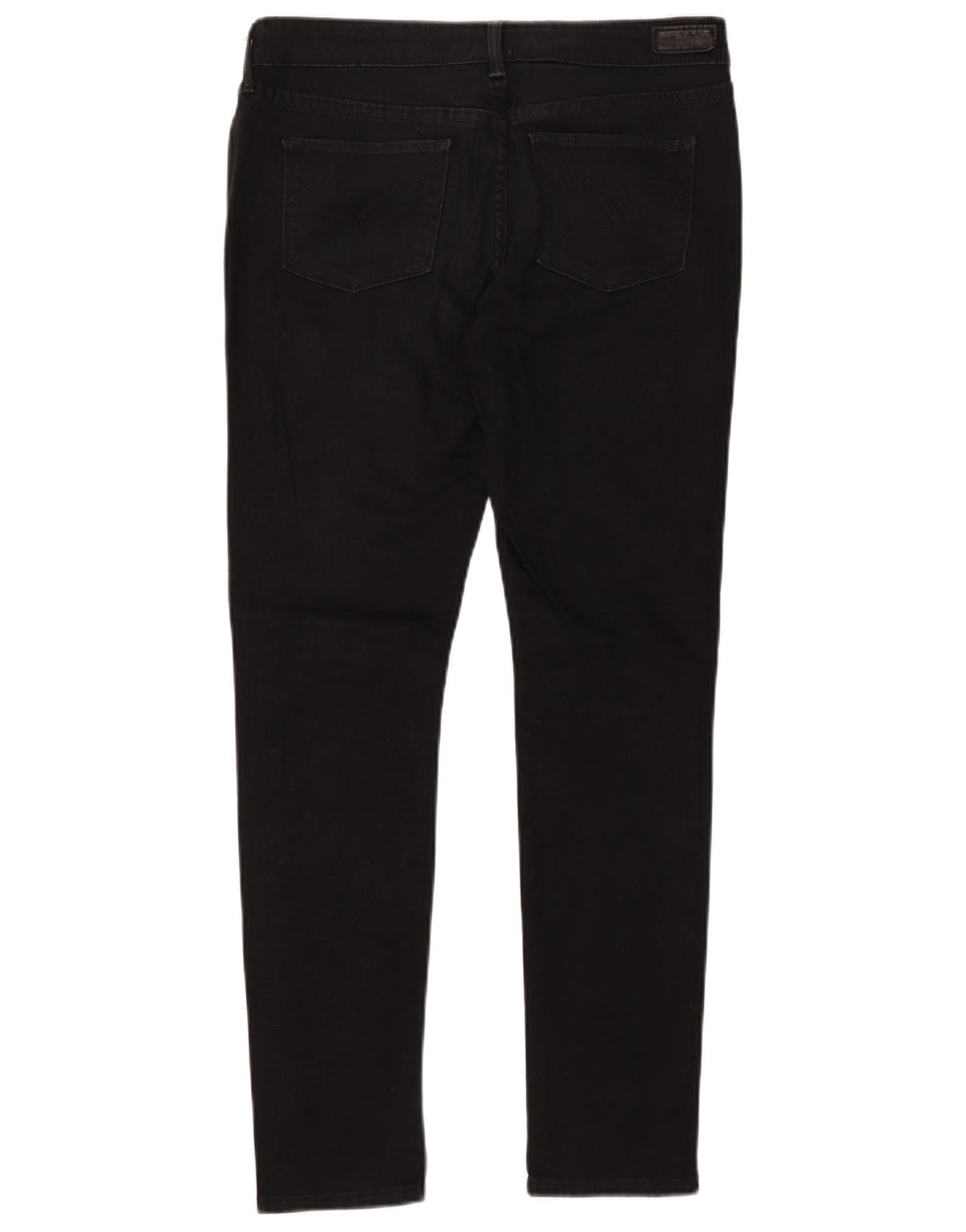 Damskie jeansy LEVI'S z lekkim zakrzywieniem i nowoczesnym stanem W29 L32, czarna bawełna