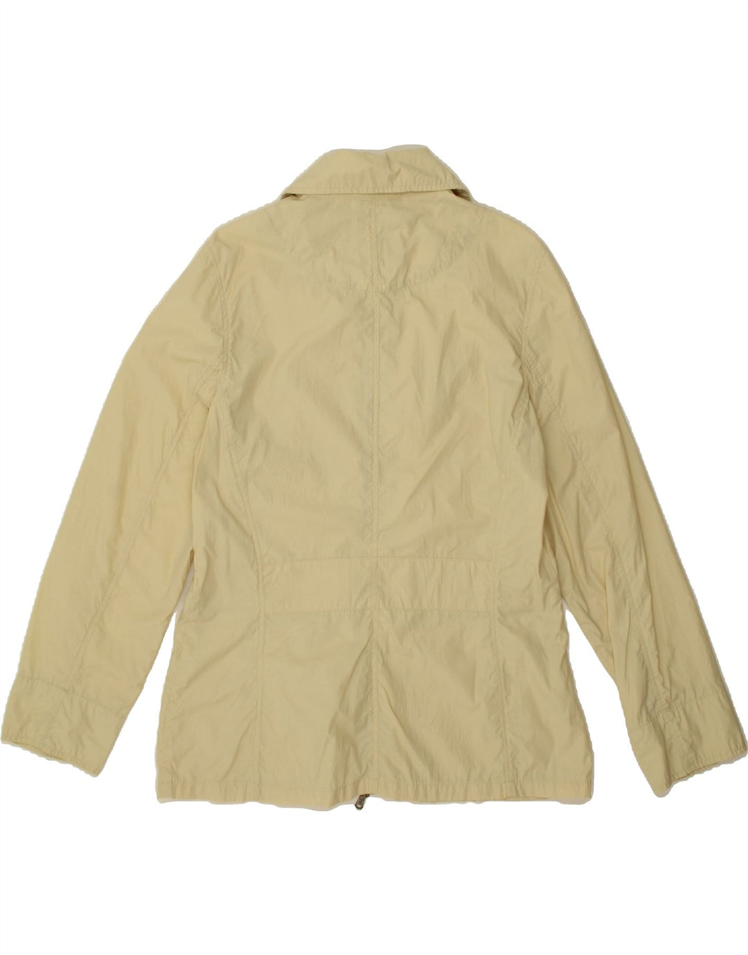 CONTE OF FLORENCE Womens Utility Jacket UK 14 Large Beige Vintage Conte of Florence and Second-Hand Conte of Florence from Messina Hembry 
