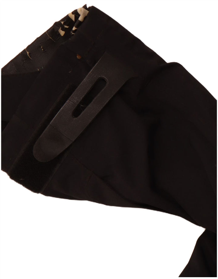 Męska kurtka przeciwdeszczowa z kapturem Musto UK 40, duża, czarna, z blokami kolorów, poliamid