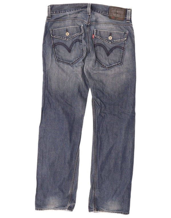 Męskie jeansy Levi's 514 Straight W32 L30 Niebieskie bawełniane