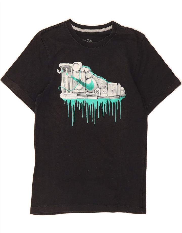 NIKE Mens Regular Fit Graphic T-Shirt Top XS Black Vintage Nike and Second-Hand Nike from Messina Hembry 