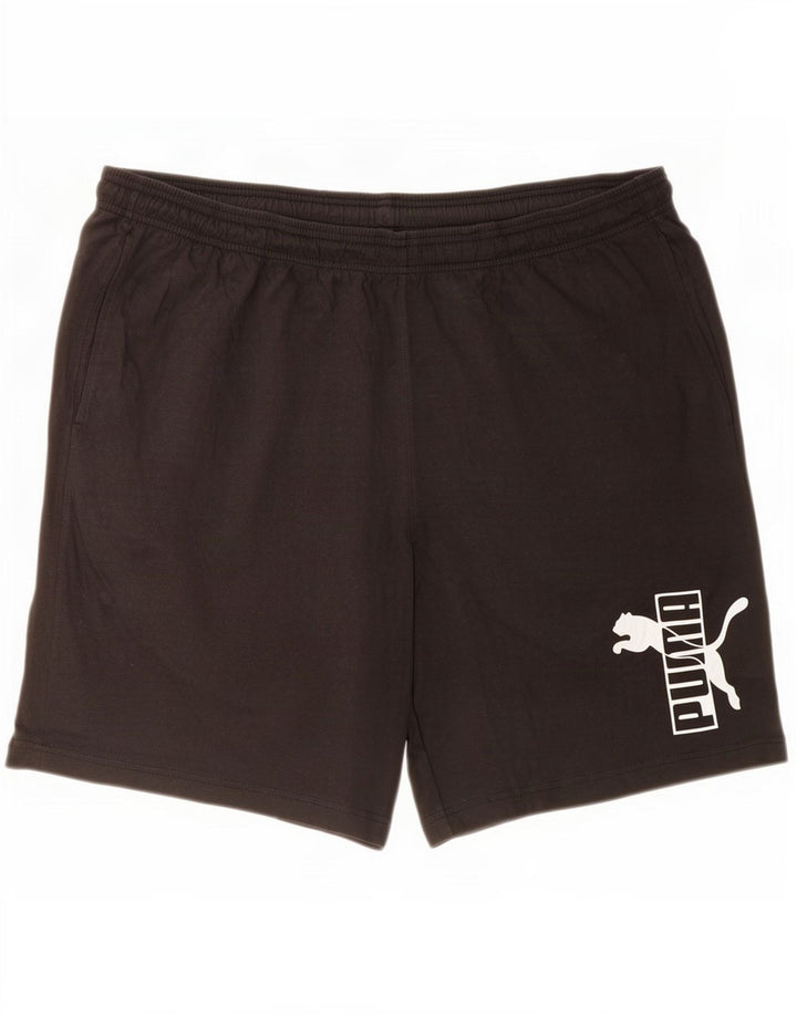 Męskie spodenki sportowe Puma z grafiką 2XL, czarne, bawełniane