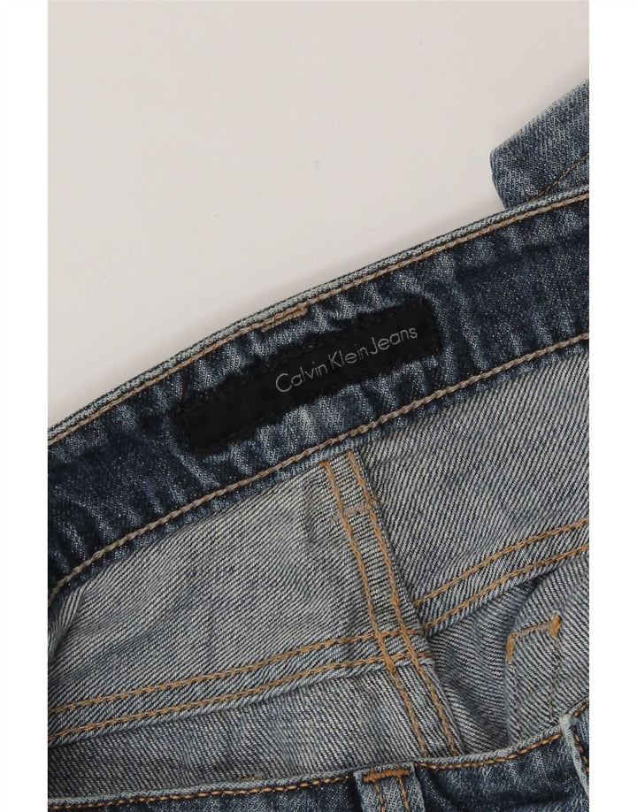 Męskie jeansy Calvin Klein w trudnej sytuacji W34 L28 Niebieskie