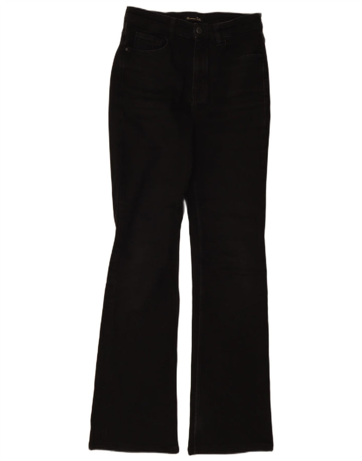 Damskie jeansy Bootcut Massimo Dutti EU 38 Small W28 L32 Czarne