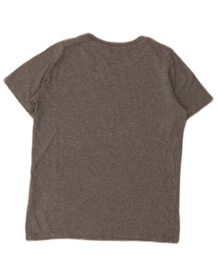 Chłopięcy T-shirt Nike o sportowym kroju z grafiką, 10-11 lat, średnioszara, bawełniana