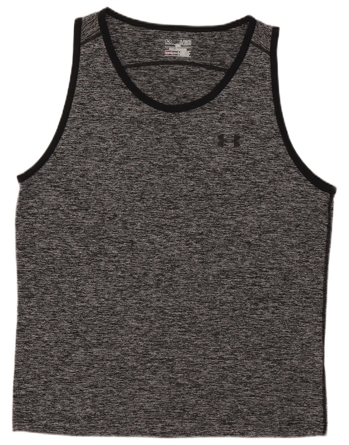 Męska kamizelka Under Armour Heat Gear Top XL, szary, nakrapiany poliester