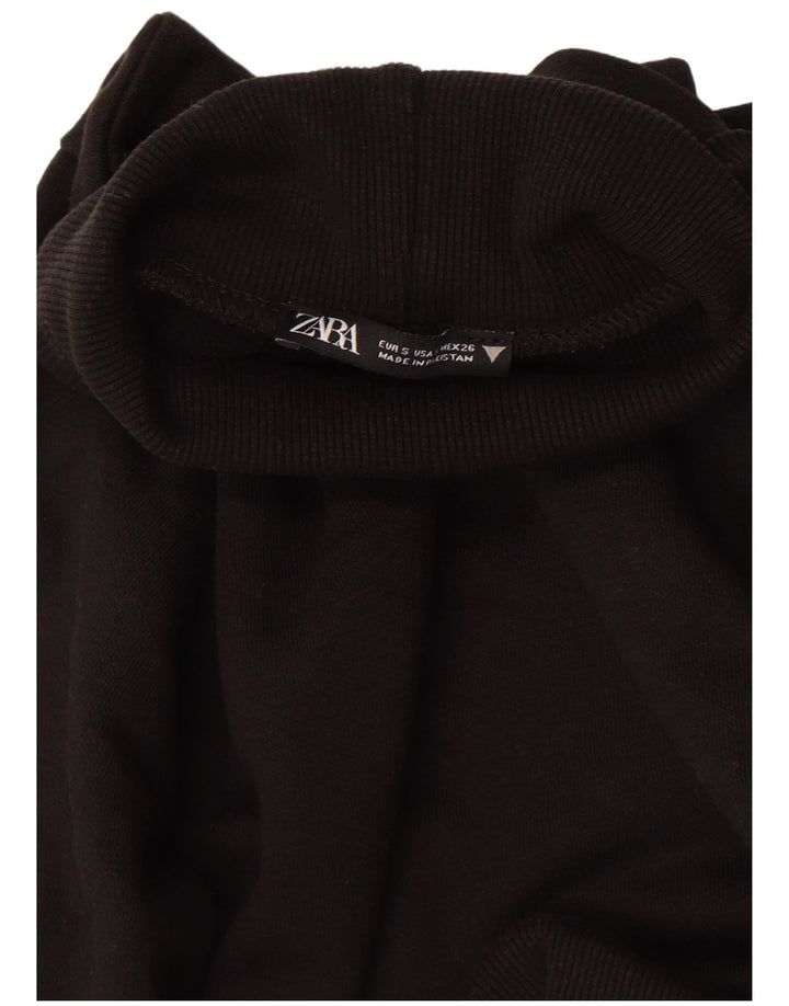 Sweter damski Zara z golfem UK 10, mały, czarny
