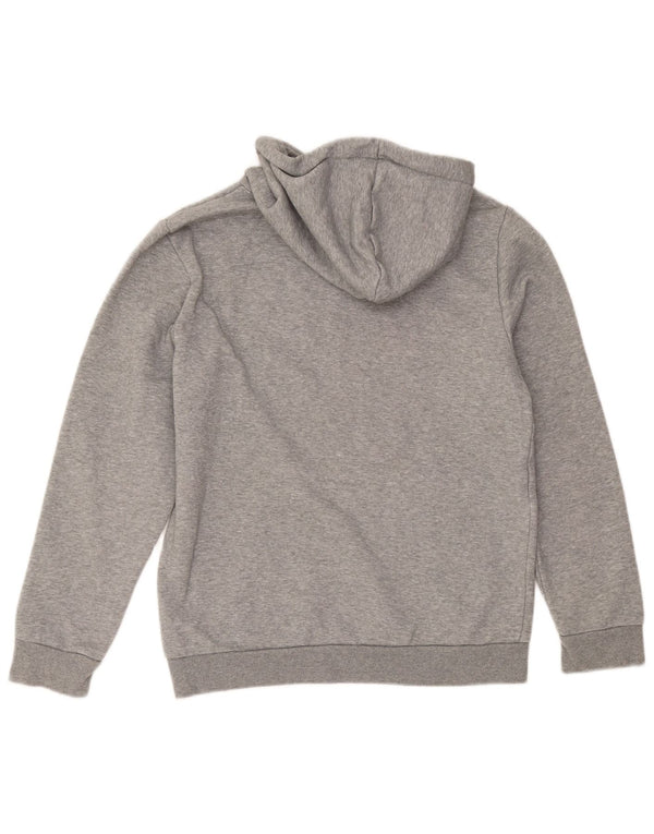 Męski sweter z kapturem Puma z grafiką, mały, szary, bawełniany