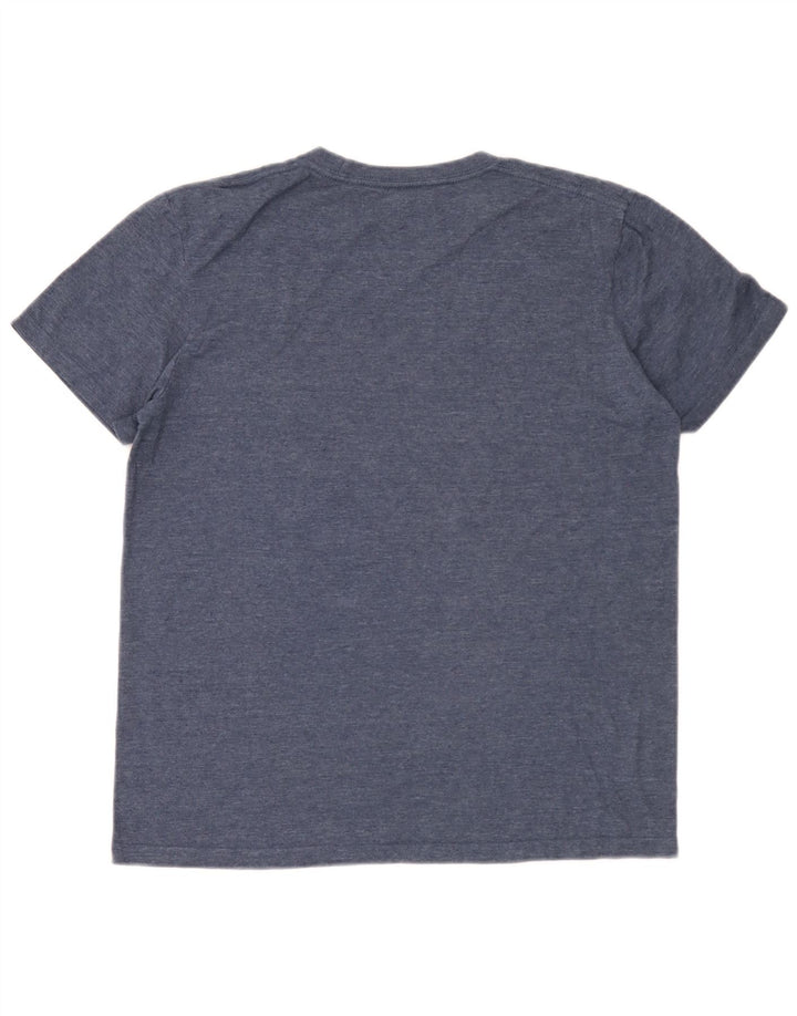 T-shirt męski Converse Chuck Taylor, bawełniany, średni niebieski