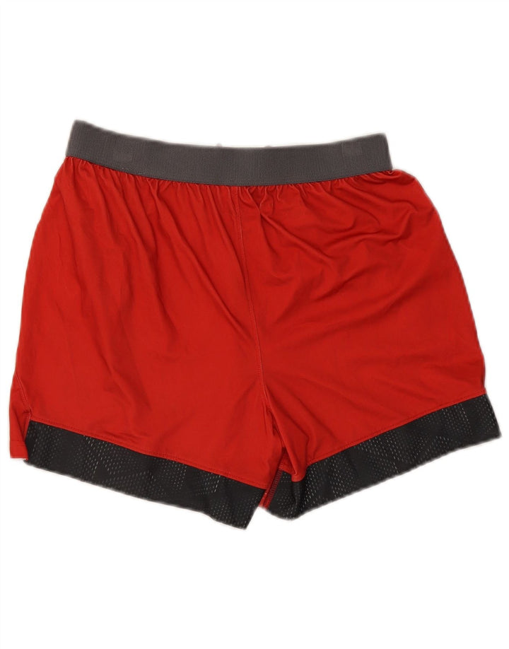 Damskie spodenki sportowe Under Armour UK 10, małe, czerwone, z poliestru w blokach kolorystycznych