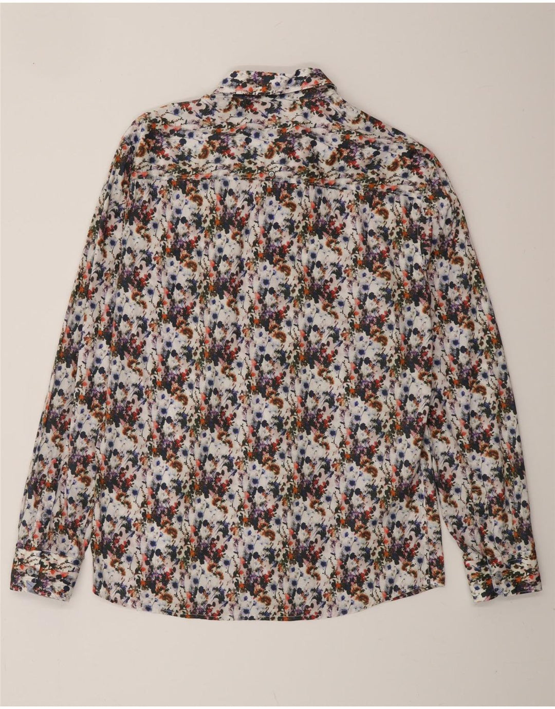 Koszula męska VINTAGE duża, wielobarwna w kwiaty