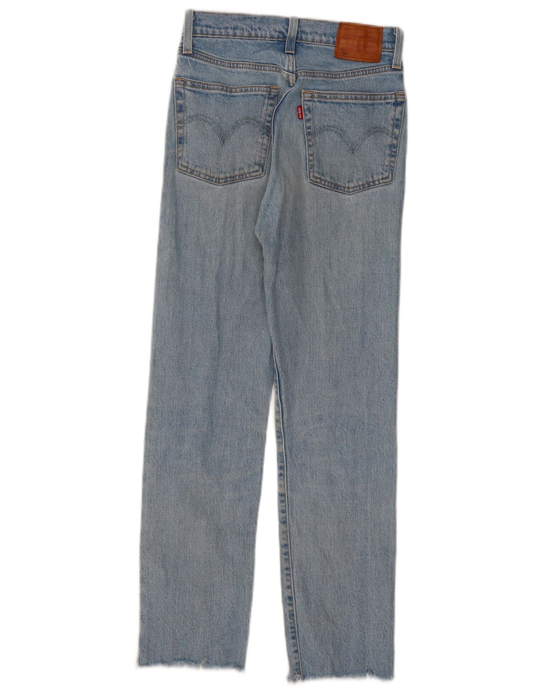 Damskie jeansy Levi's 501 Straight W24 L28 Niebieskie bawełniane