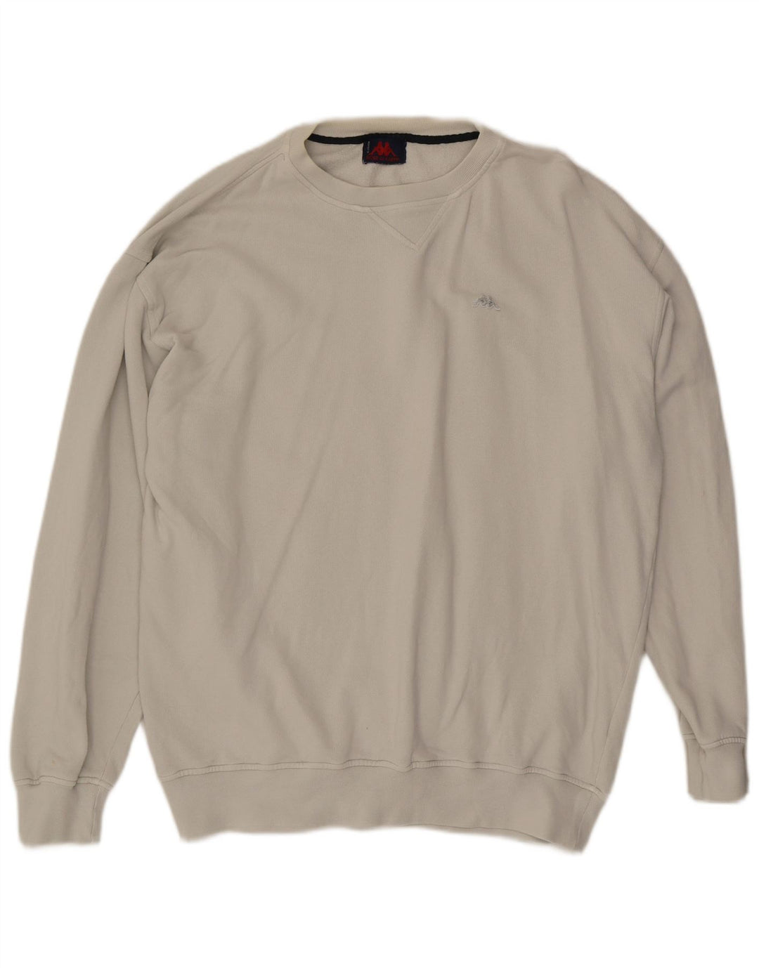 Męski sweter Kappa 2XL Biała bawełna