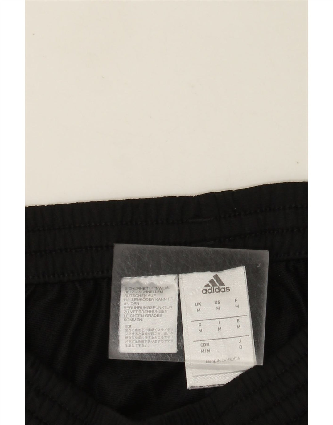 Adidas Męskie spodnie dresowe Joggery Średni czarny poliester