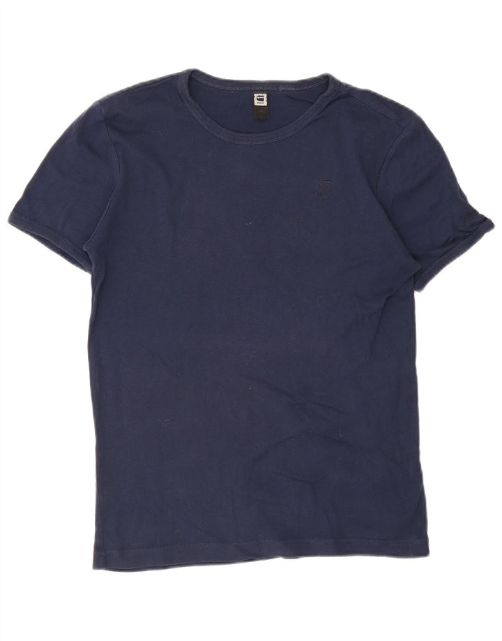 T-shirt męski G-Star, średni, granatowy, bawełniany