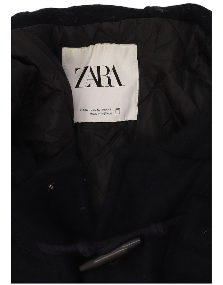 Męska kurtka z kapturem Zara UK 42 XL granatowa