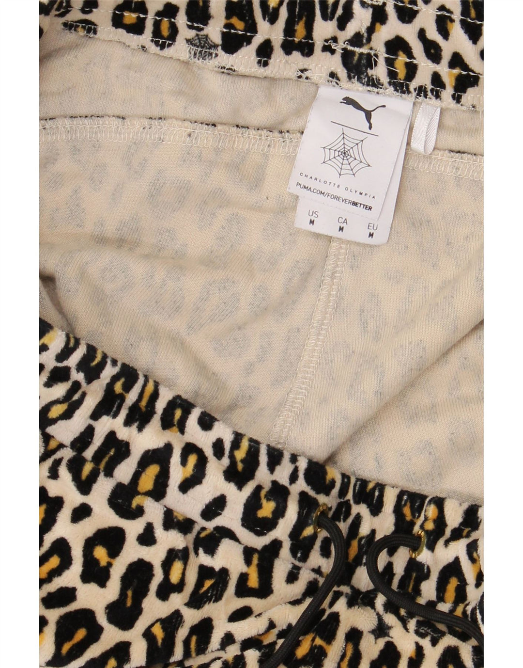 Damskie spodnie dresowe PUMA Joggers UK 14 Średni czarny nadruk zwierzęcy