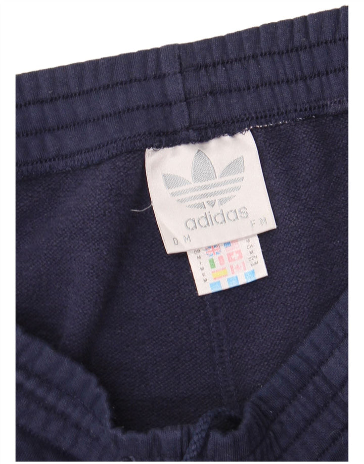 Adidas Męskie spodnie dresowe Joggery Średni granatowy poliester