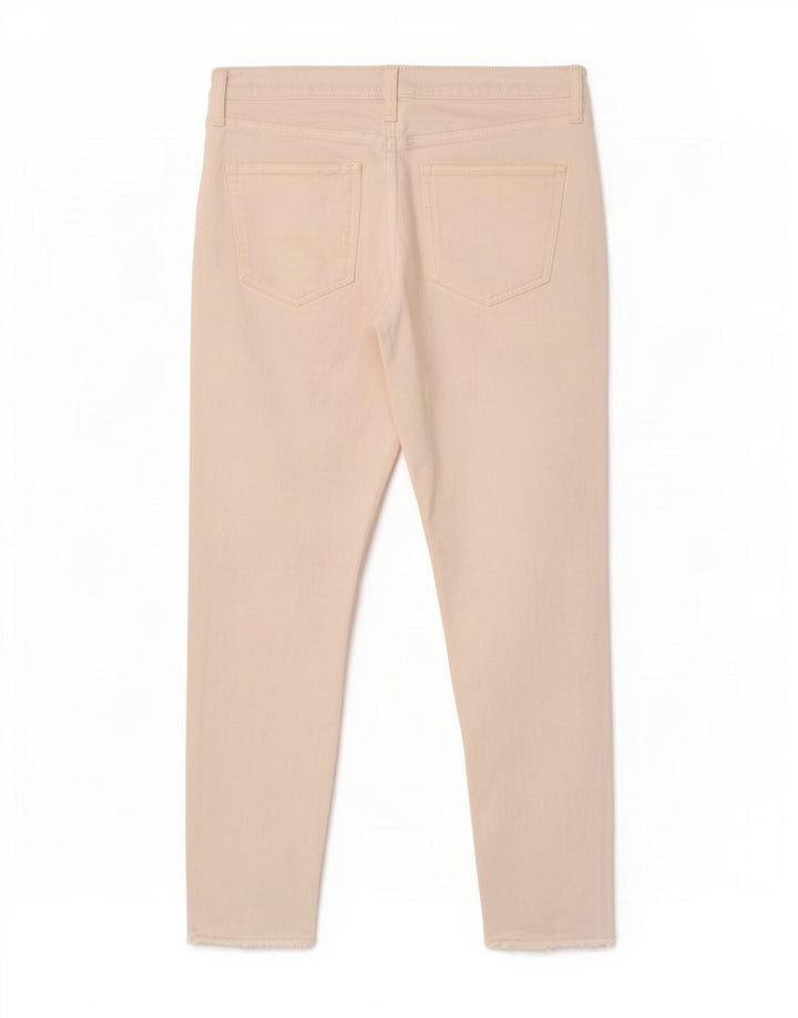 Damskie jeansy Gap Slim W30 L27 Biała bawełna
