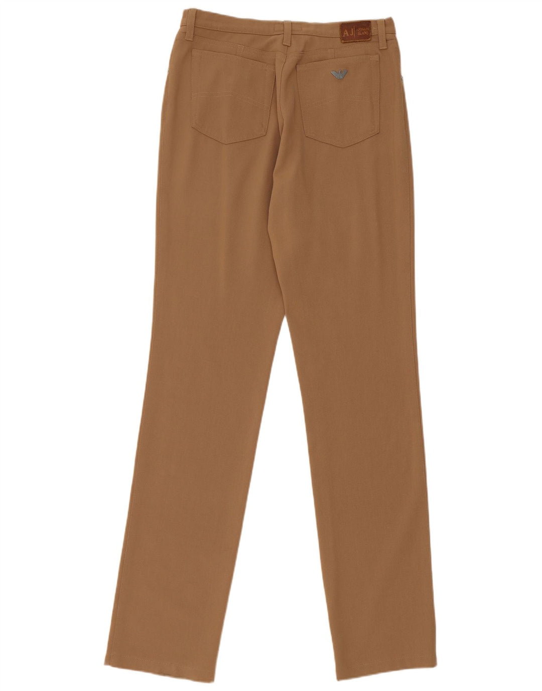 Damskie spodnie typu slim casual Armani W30 L34 Brązowy poliester
