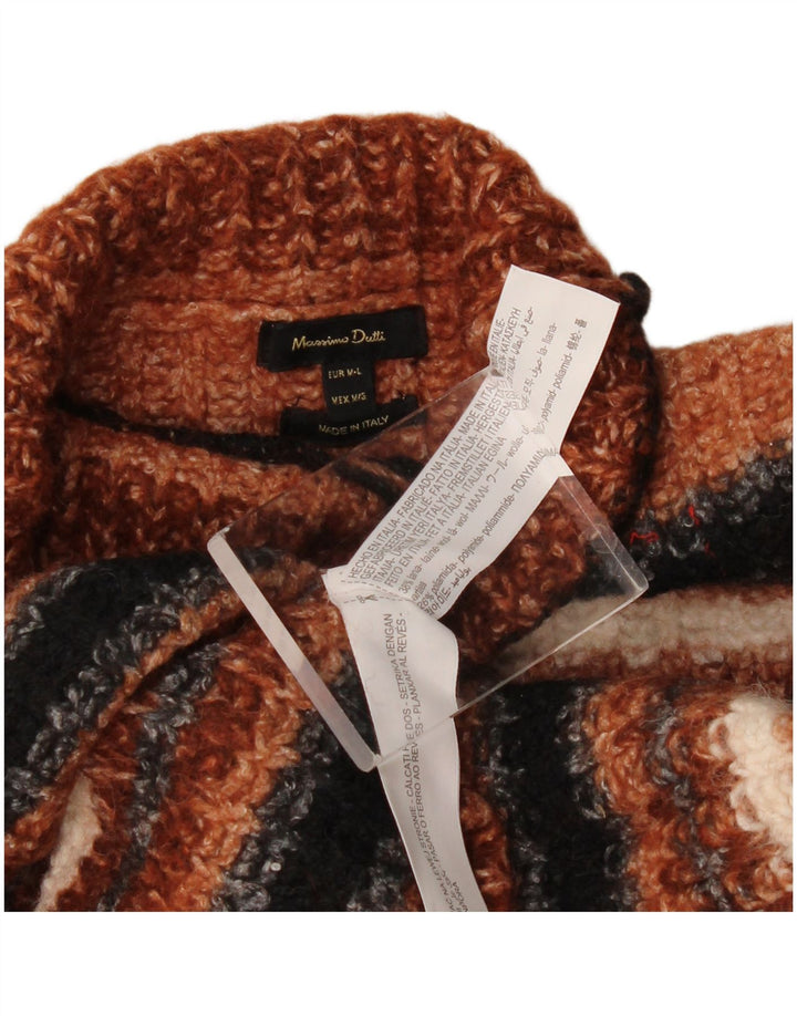 Damski sweter Massimo Dutti z golfem, UK 14, średni brąz