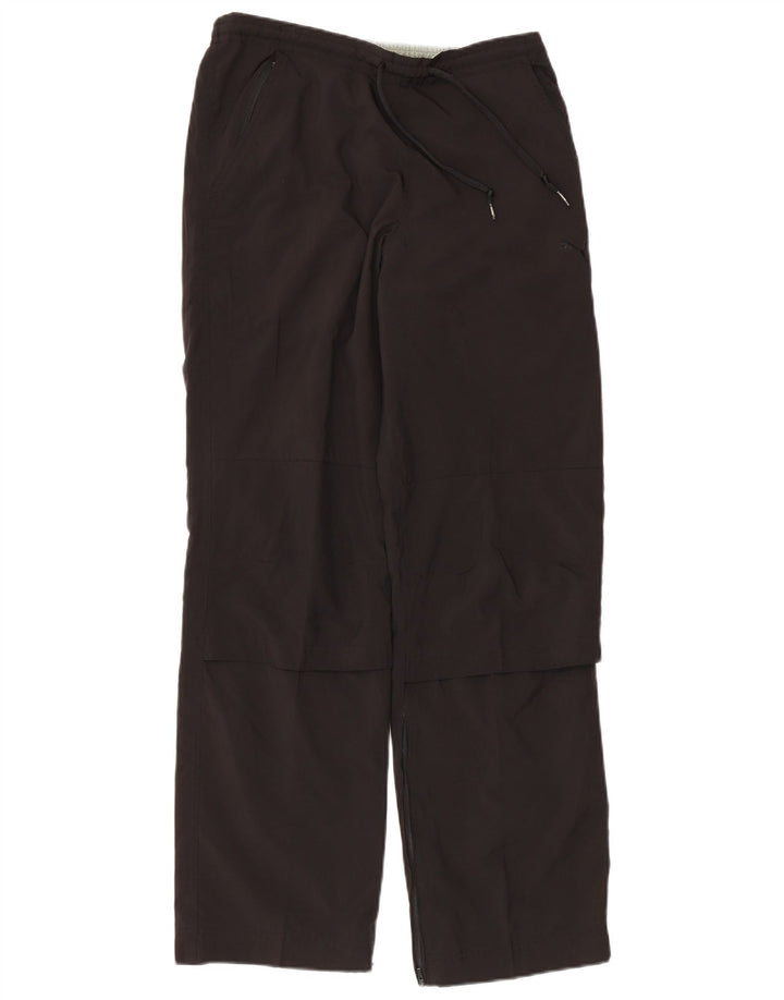 Damskie spodnie dresowe PUMA UK 10, małe, czarne, poliestrowe