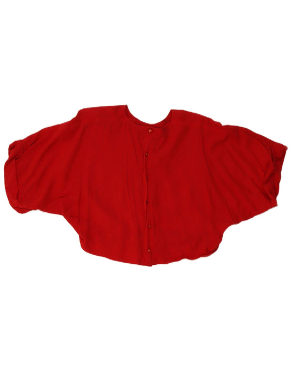 Vintage damski, oversize'owy 2-częściowy zestaw spódnic UK 14 Medium W26 Red