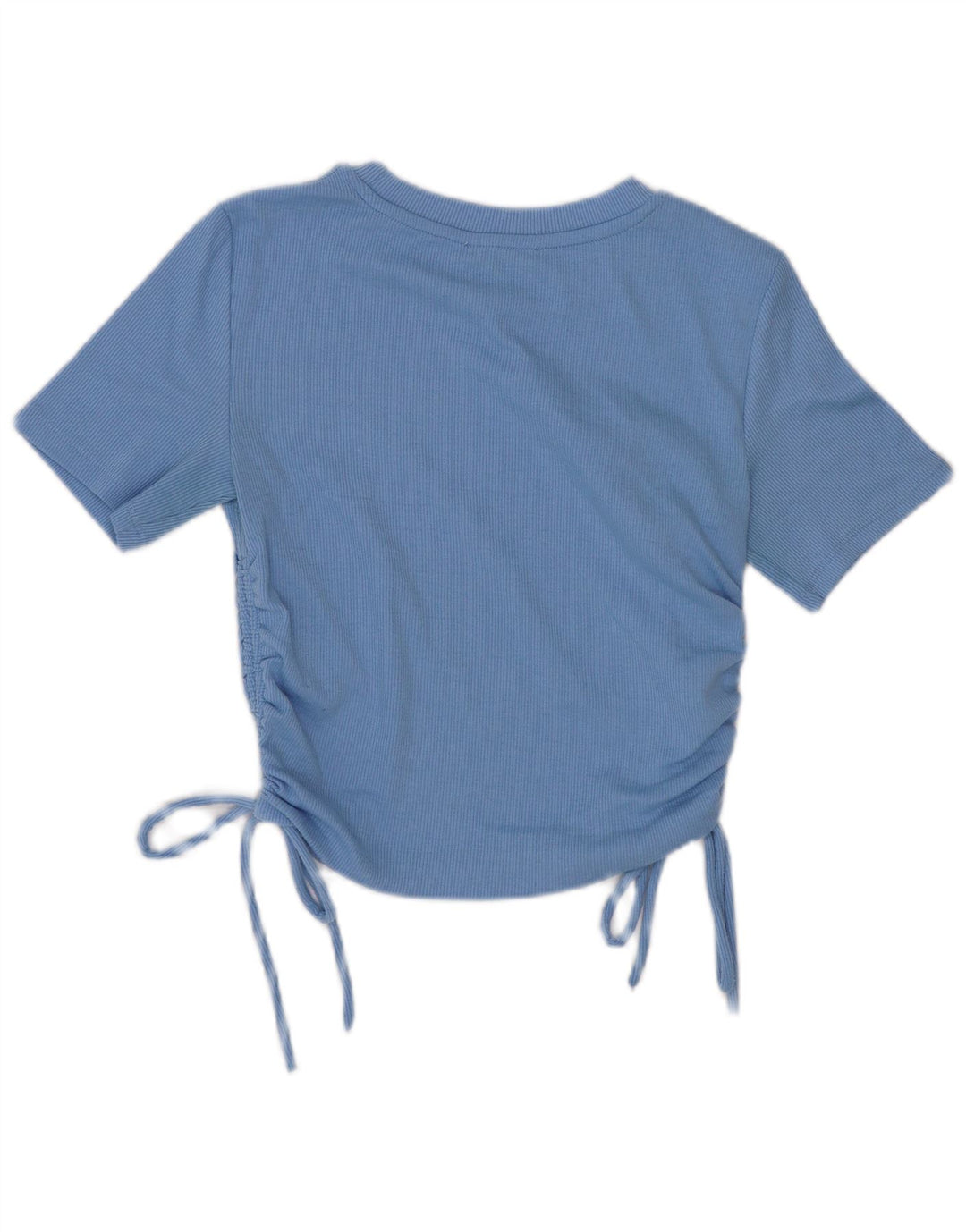 Damska bluzka Zara Crop Top UK 12 średni niebieski