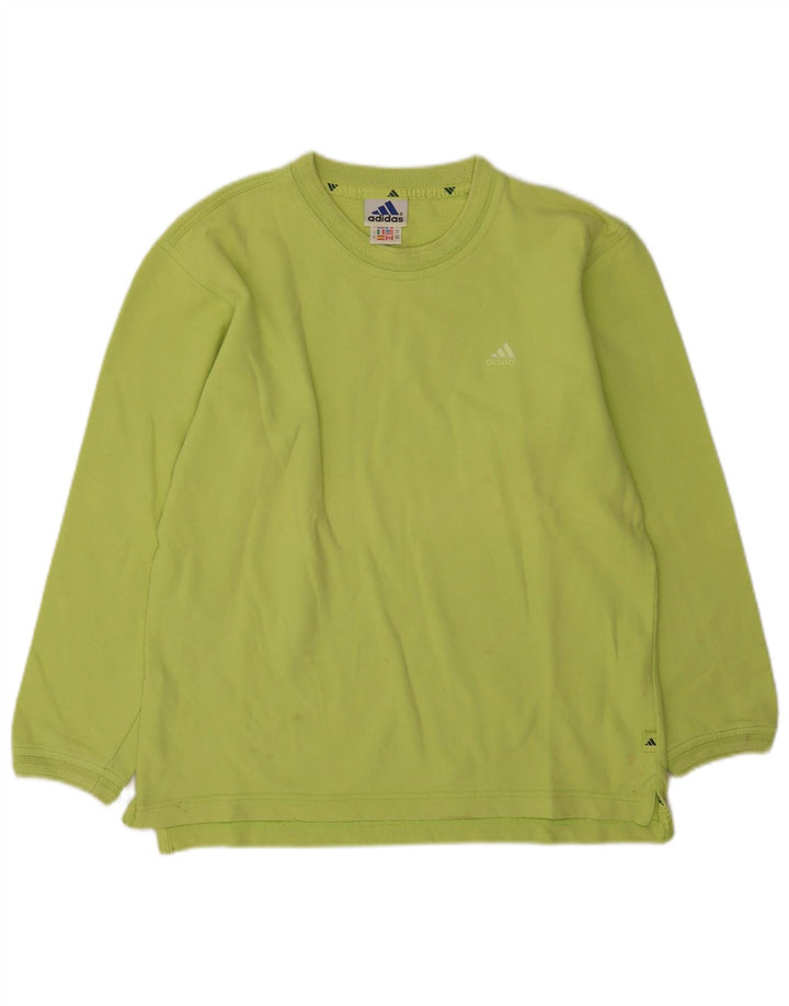 Damska bluza Adidas Jumper UK 12 Średnia zielona bawełna