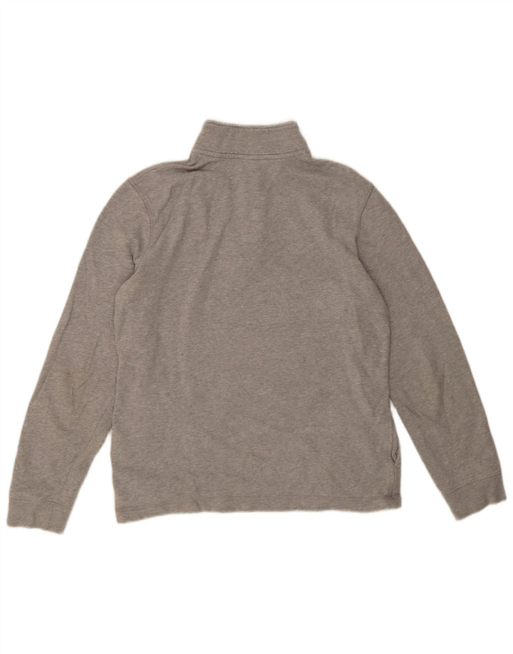 Damski sweter Ted Baker z zamkiem błyskawicznym, rozmiar 3, średni szary, bawełniany
