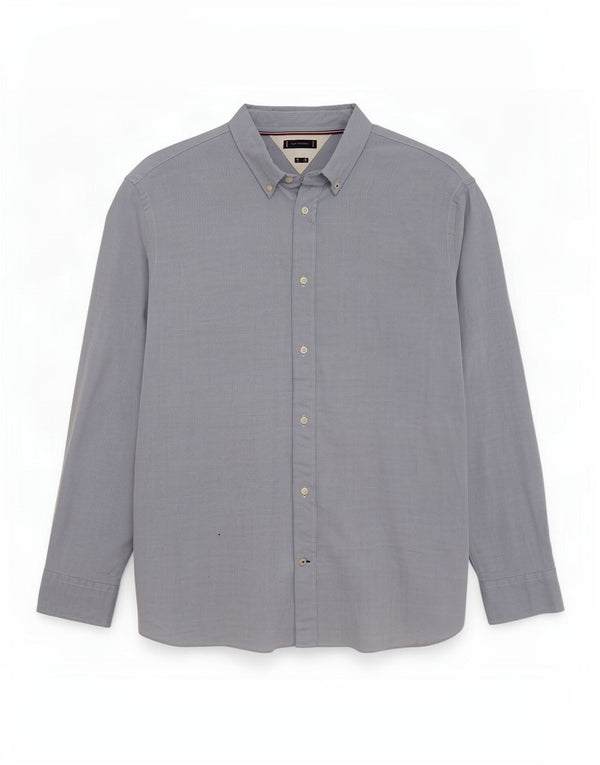 Tommy Hilfiger Mens Slim Fit Shirt 2XL Blue Geometric Cotton