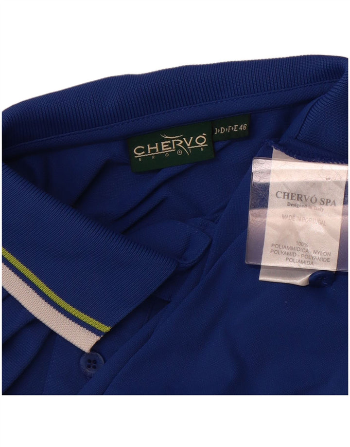 Męska koszulka polo CHERVO IT 46 Small Blue Nylon