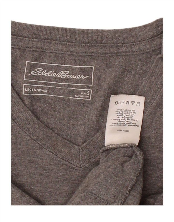 EDDIE BAUER Mens T-Shirt Top Small Grey Cotton Vintage Eddie Bauer and Second-Hand Eddie Bauer from Messina Hembry 