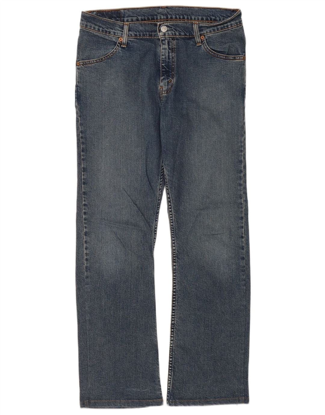 Damskie jeansy Levi's 560 Straight W30 L29 Niebieskie bawełniane