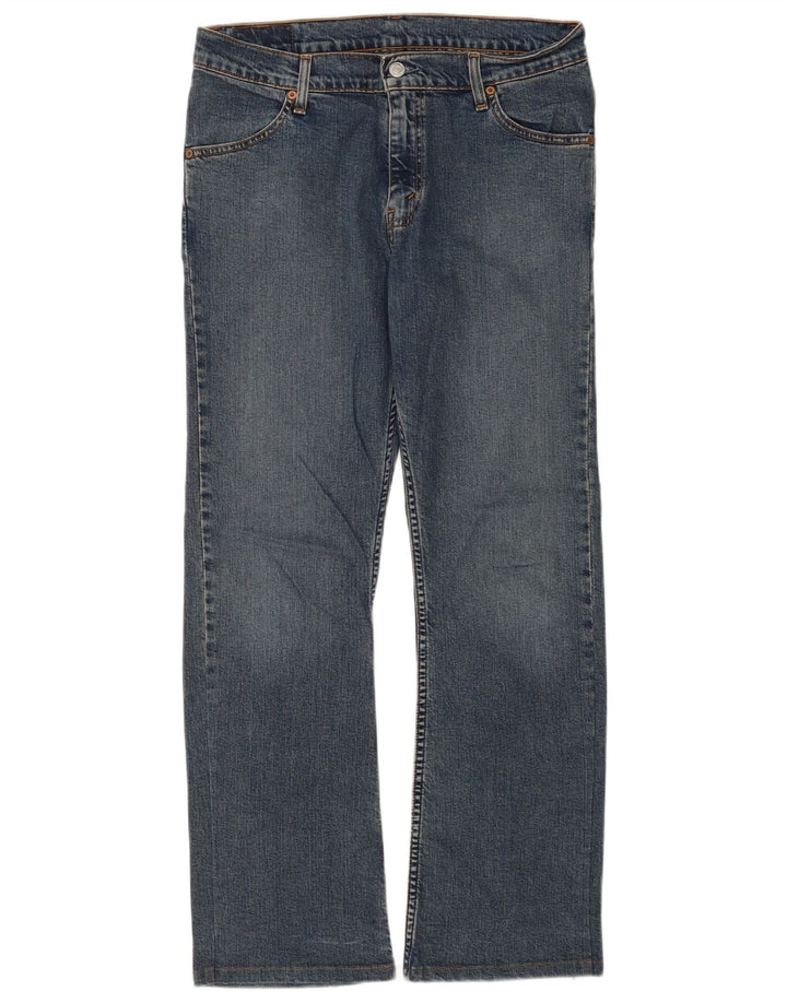 Damskie jeansy Levi's 560 Straight W30 L29 Niebieskie bawełniane