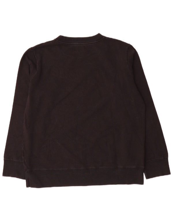 Damska bluza Converse Graphic Jumper UK 16, duża, czarna bawełna