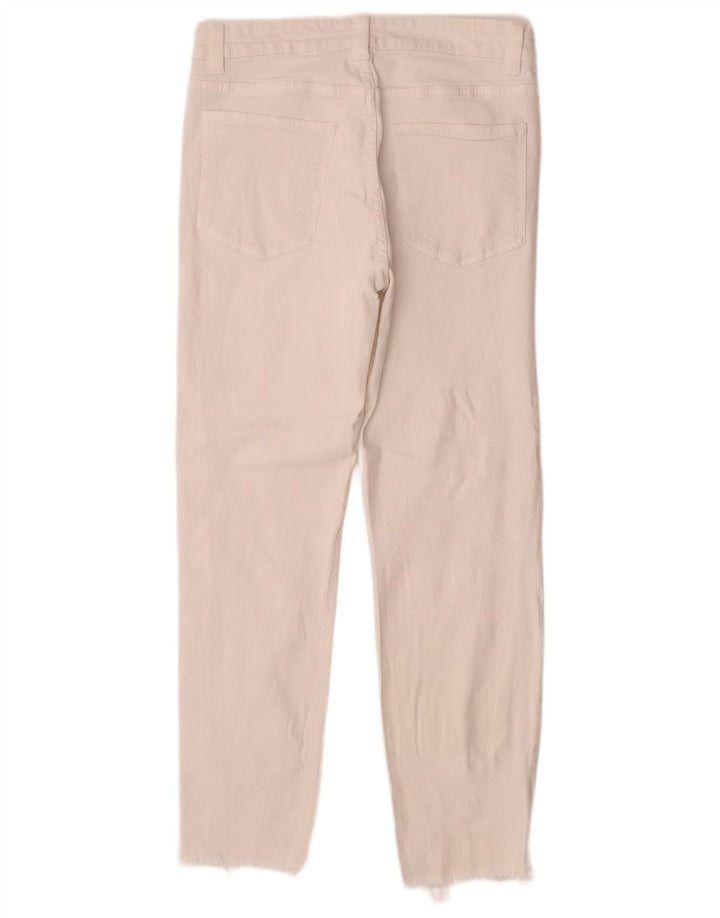 Męskie jeansy slim fit ZARA EU 42 Large W32 L28 Biała bawełna