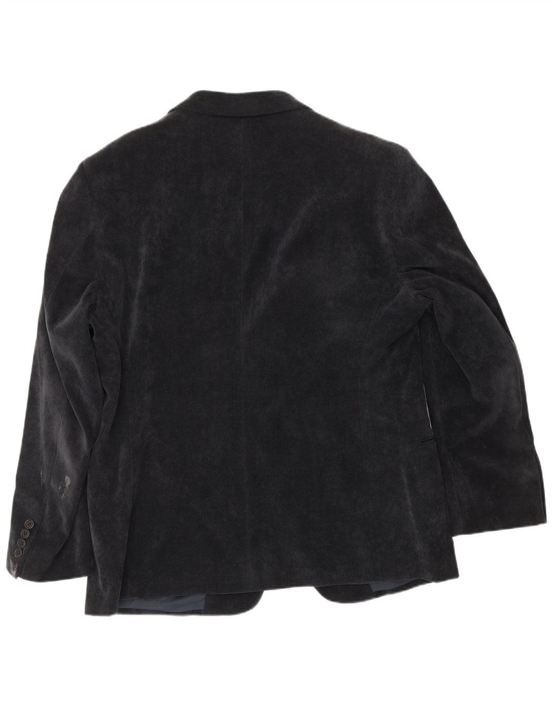 Armani Collezioni Męska marynarka sztruksowa zapinana na 2 guziki IT 58 3XL granatowa